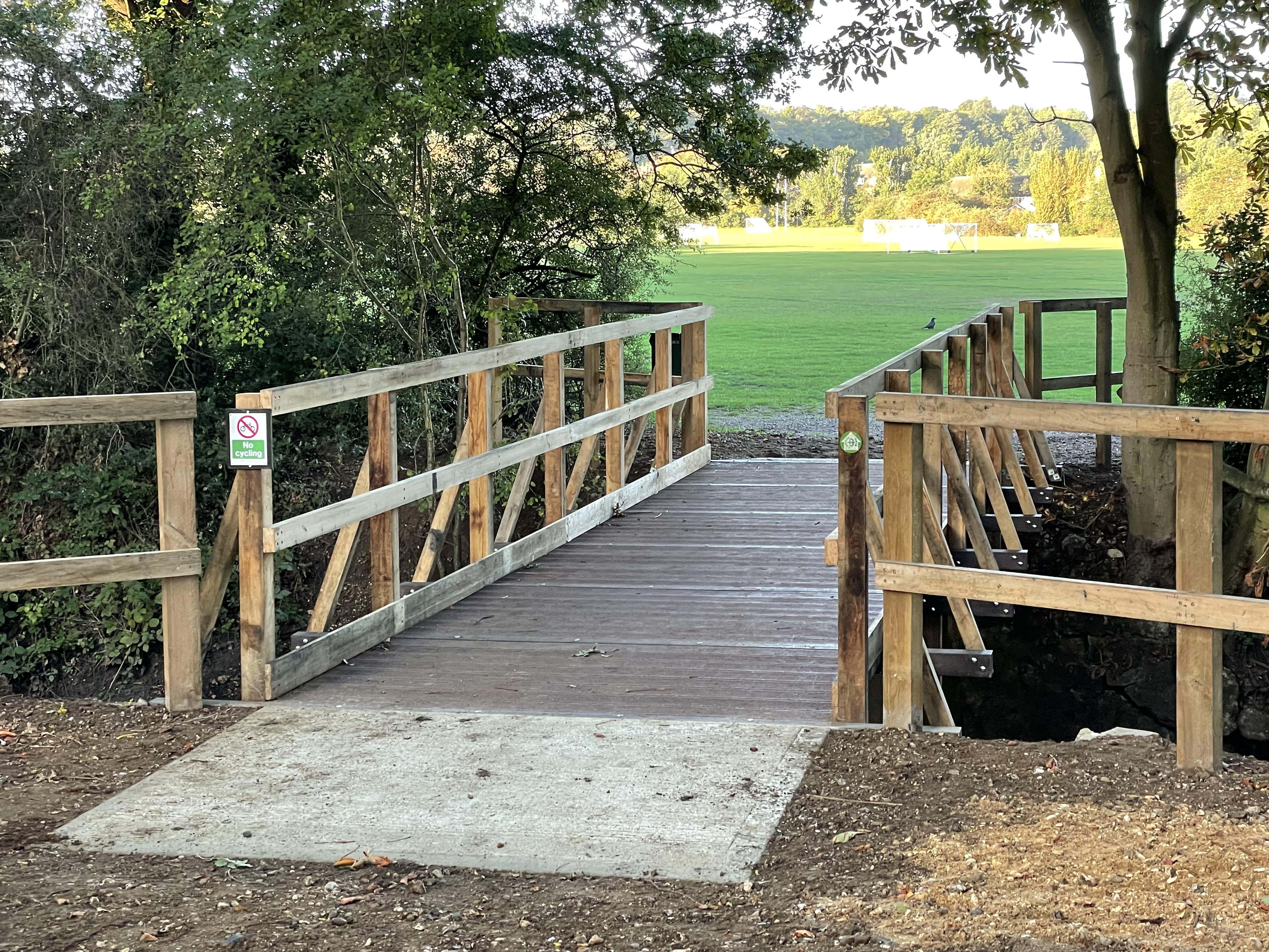 New bridge over the Beverley Brook